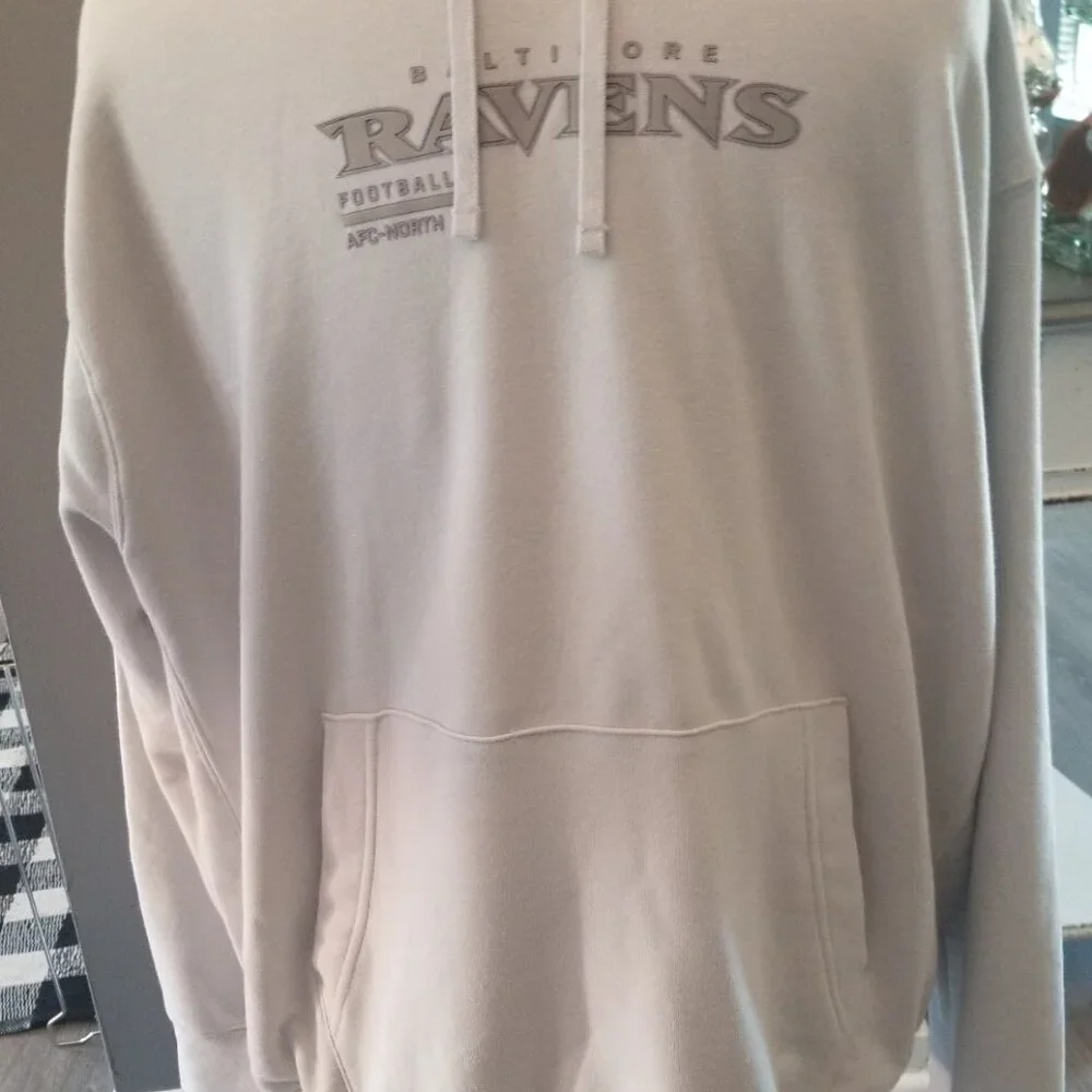 Baltimore Ravens Nike Edge Pack French Terry Club Pullover Hoodie - Gray